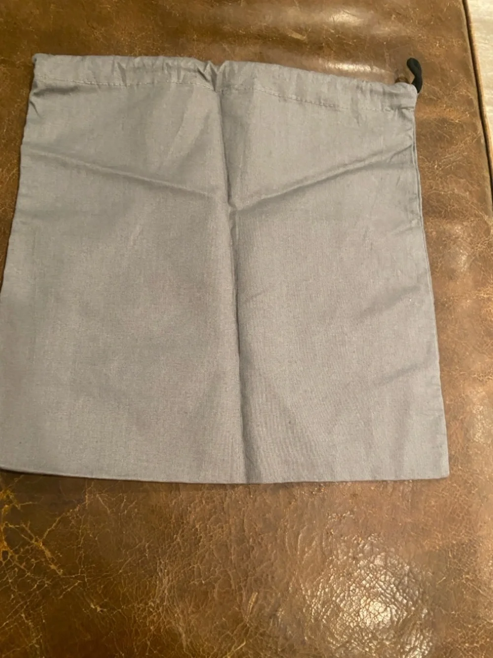 Balenciaga Light Gray Drawstring Pouch Trio excellent for jewelry accessories